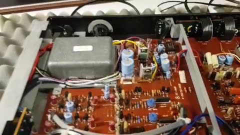 preamp Sanyo C55 black small service repair