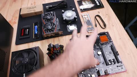 how to build a pc using only 500$