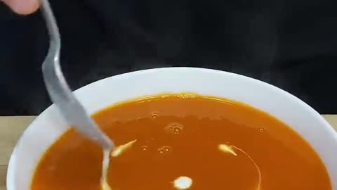 Restaurant Style Tomato Soup ASMR Cooking _ #shorts #food #cooking #asmr #indianasmrworld #tomato