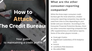 Attack the credit report