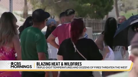 California battling over 20 wildfires amid historic heat wave CBS News