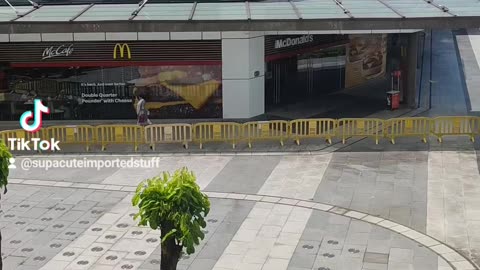 View from the Jurong East MRT Platform in Singapore