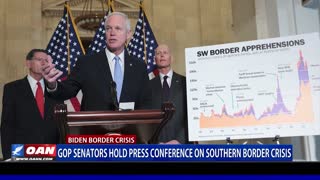 GOP senators hold press conference on southern border crisis