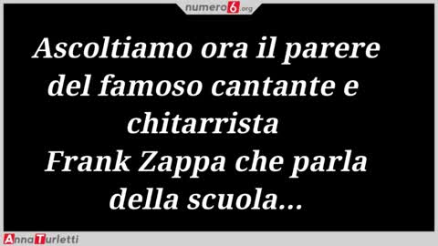 Frank Zappa e la scuola