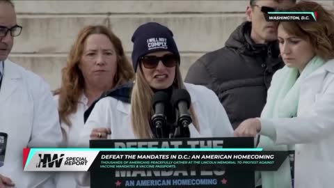 Dr. Lynn Flynn & Dr. Heather Gessling Bringing Truth To The Swamp For The Defeat The Mandates Rally