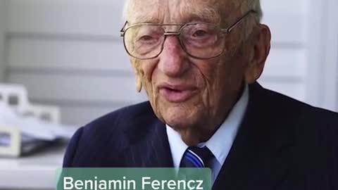 Benjamin Ferencz, Last Living Prosecutor in The Nuremburg Trials