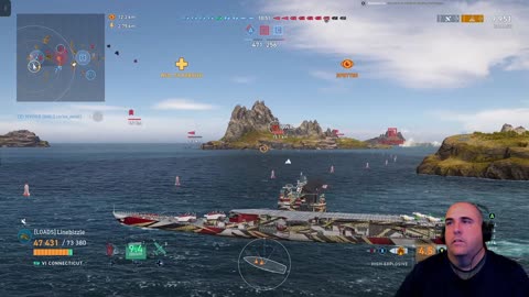 4th of July on the Open Ocean Playing World of Warships Legends