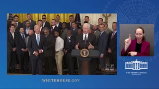 0123. President Biden Welcomes the Atlanta Braves to the White House