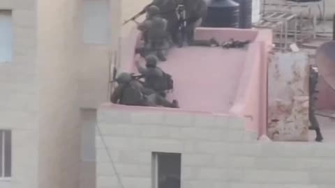 Last night the Israeli raided Abu Dis town near Jerusalem in the West Bank