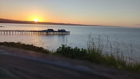 Good Morning Capitola... The Sun Cracks the night and brings another new day.