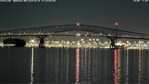The Francis Key Bridge Collapse - Baltimore, MA 26 Mar 2024 - Video 3