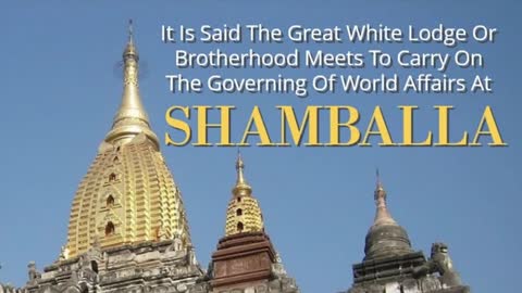 IT IS SAID THE GREAT WHITE LODGE OR BROTHERHOOD MEETS... SHAMBALLA