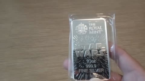 Royal Mint Star Wars Light Side 10 oz Silver Bar