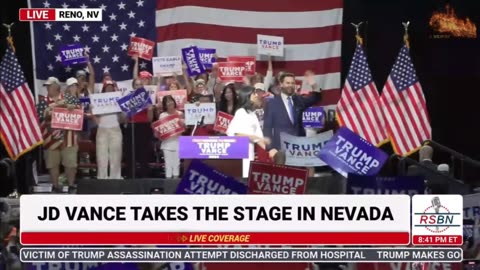 JD Vance Holds a Rally in Reno, Nevada July 30, 2024