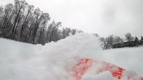 Surf in snow