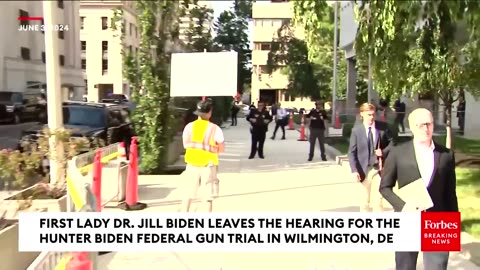 BREAKING NEWS: First Lady Dr. Jill Biden Heckled While Leaving Hunter Biden’s Federal Gun Trial