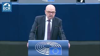 Chairman of the ECR Group, Prof Ryszard Legutko, took the floor of the European Parliament 👀
