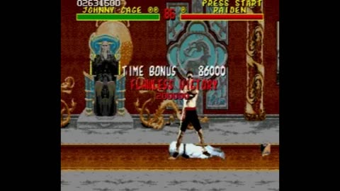 Mortal Kombat Arcade Edition (Sega Genesis) Johnny Cage Playthrough