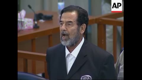 Saddam Hussein found guilty and sentenced to death by hanging - 2006