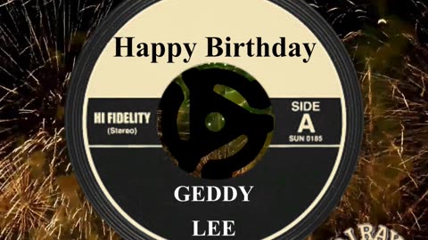 HAPPY BIRTHDAY GEDDY LEE