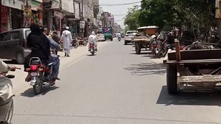 Rickshaw In Punchaab Bazaar Pakistan