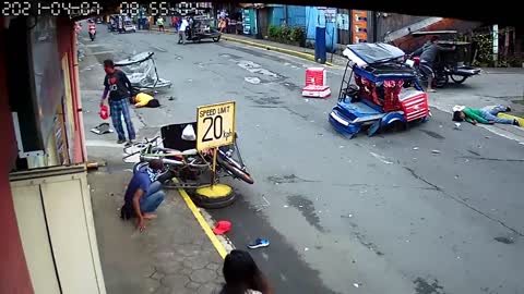 Philippines' Deadliest Road Accident Caught on Cam
