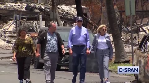 Joe Biden is greeted with fuck Joe Biden in Maui