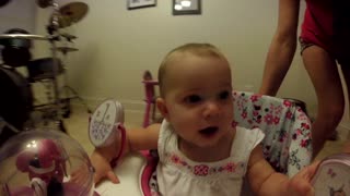 Baby can't stop laughing!