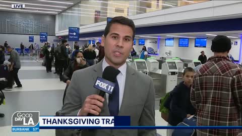 LAX Thanksgiving travel crunch