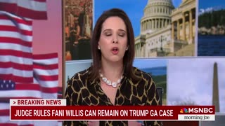 Judge McAfee has ruled that Fani Willis can continue her racketeering case against Trump