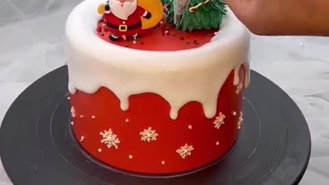 Christmas 🎅 Cake 🎂 Decorations Video