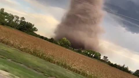 Tornado yesterday in Kansas