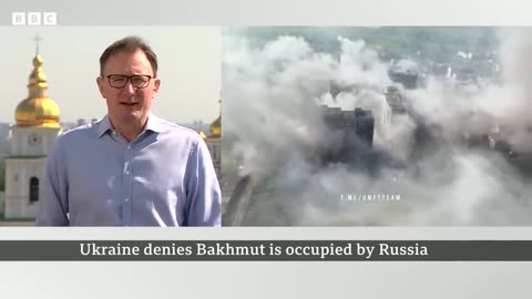 Ukraine war: Kyiv denies Russia's claims it occupies Bakhmut - BBC News