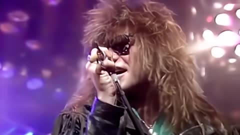 Bon Jovi - Livin' On A Prayer (Top Pops 06.11.1986) (Upscaled) UHD 4K