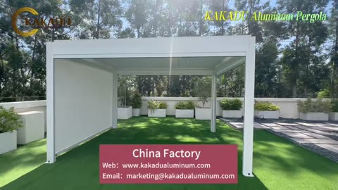 Kakadu Shade Pergola Aluminium Outdoor Pergola Louver Roof Pergola Patio#AluminiumOutdoorPergola