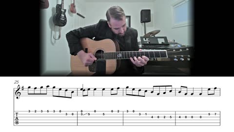 Big Sciota - Bluegrass Flatpicking Guitar Lesson (Sheet Music + TAB)