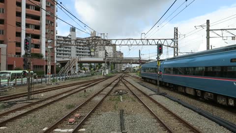 Ebina Yard Entrance next to the station