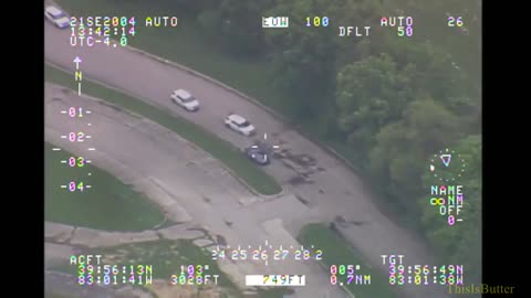 Helicopter video shows Columbus police chase with 2 teens in stolen Hyundai
