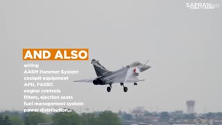 spectacular aerial demonstration of the Rafale