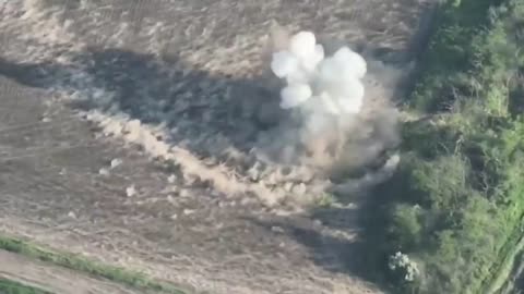 Russian BM-21 Grad Hit By M30A1 Rocket with Thousands of Tungsten Projectiles