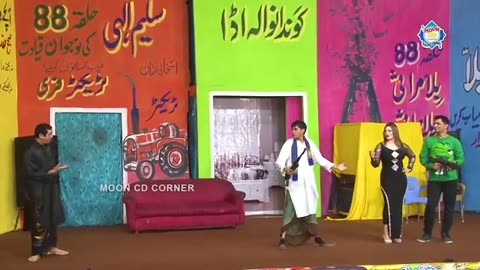 Zafri Khan with Khushboo and Amjad Rana Punjabi Stage Drama funy tv 2