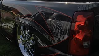 Slammed Lowered Chevrolet 1500 Pickup Truck