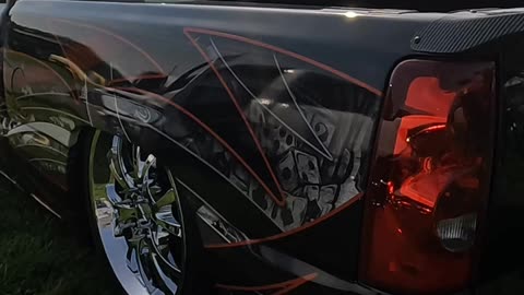 Slammed Lowered Chevrolet 1500 Pickup Truck