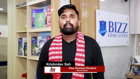 Krishndev Sah- Visa Granted Student Bizz Education