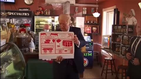Trump Spotted ”Buying Pizza From Local Shop