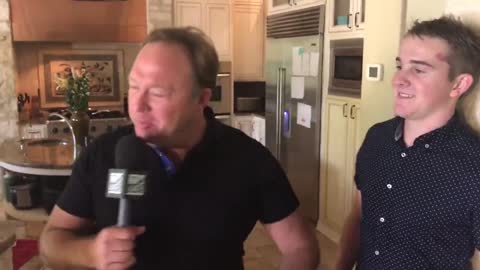 Alex Jones embarrassing his son