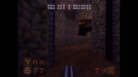Quake Playthrough (Actual N64 Capture) - The Crypt of Decay