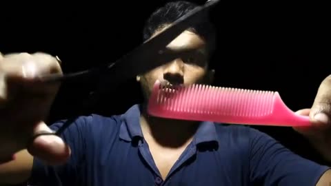 ASMR Haircut Relaxing ASMR Haircut Roleplay with Scissor Comb Very Relaxing for Sleep Bappa ASMR