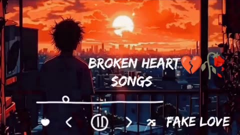 Broken heart Song|💔🥀Sad Lofi songs😢💔|Alone Night|Feeling music|heart touching|VeryEmotional lofi