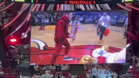 Conor McGregor beats up Miami Heat mascot at NBA Finals